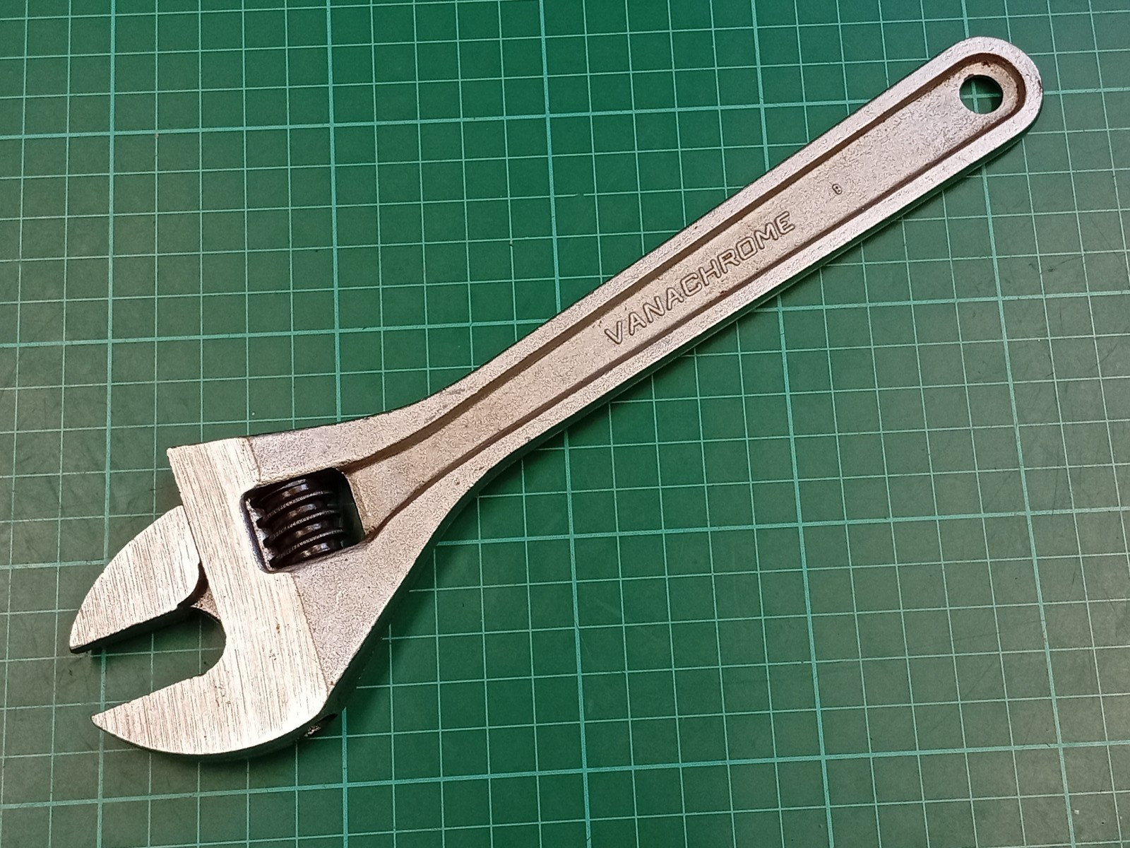 Vintage Facom Vanachrome No113/10″ 10″ Adjustable Spanner, Made In France