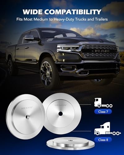 Heavy Duty Truck Hub Seal Installer Kit, 9pcs Seal Drivers for Class 7 8 Trucks