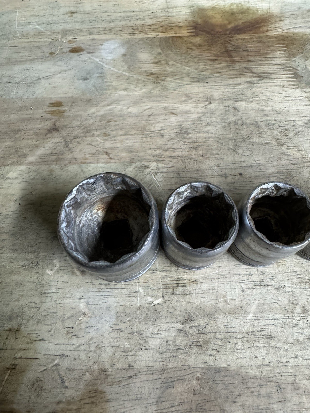 Vintage S-K tools sockets / mixed lot Of 10, 1/2” And 3/8” drive, USA