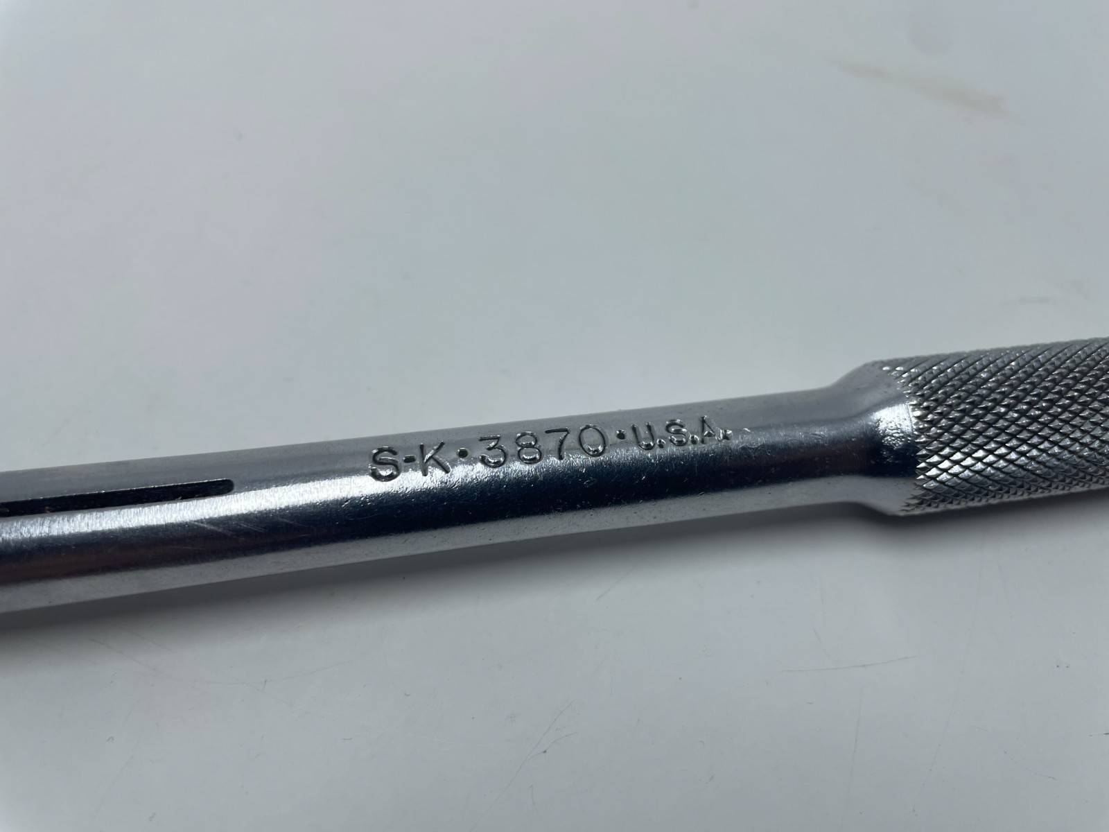 SK Tools 3/8” Drive Swivel Head Ratchet No. 3870 USA