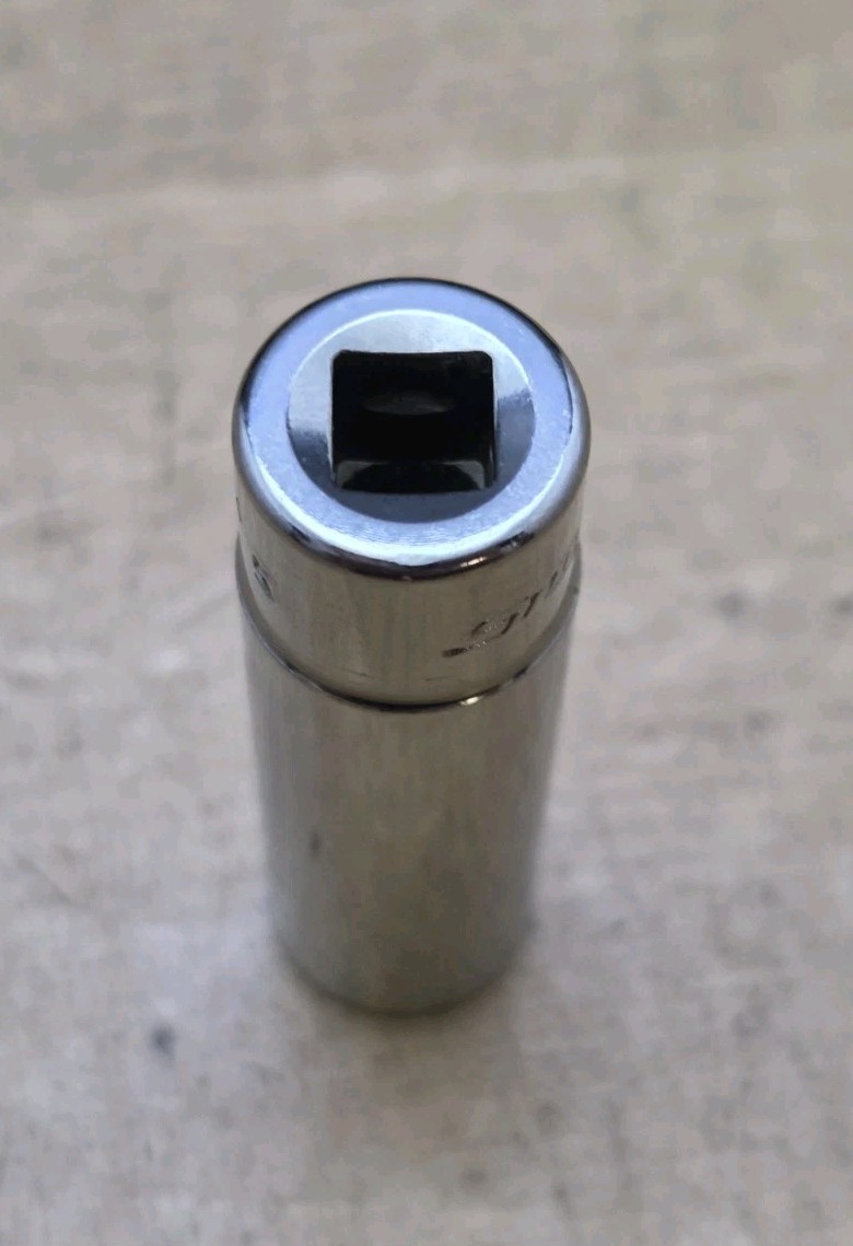New Snap On STM14 – 1/4″ Drive 7/16″ Deep 6 Pt Chrome Socket