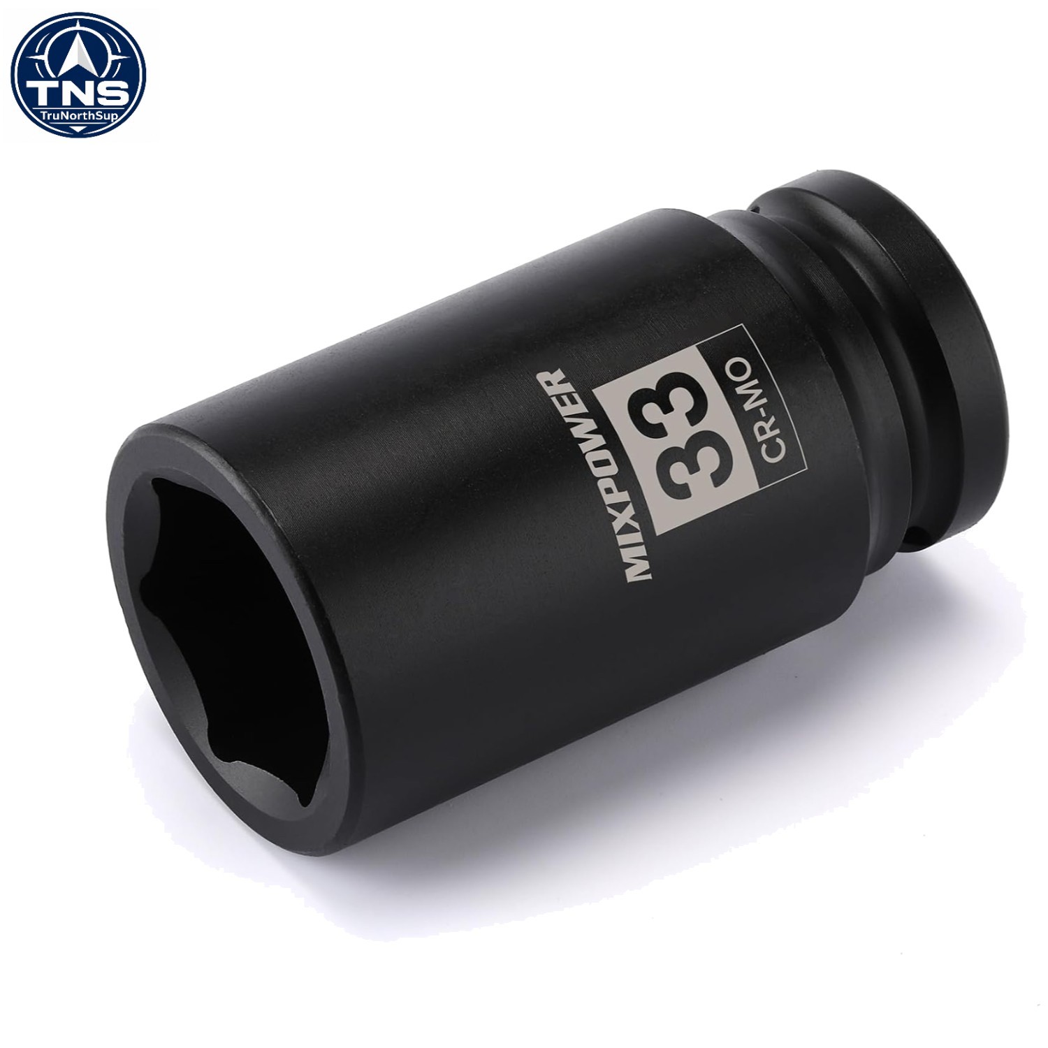 Durable Chrome Molybdenum 33mm Impact Socket – 3/4-Inch Drive for Maximum Torque