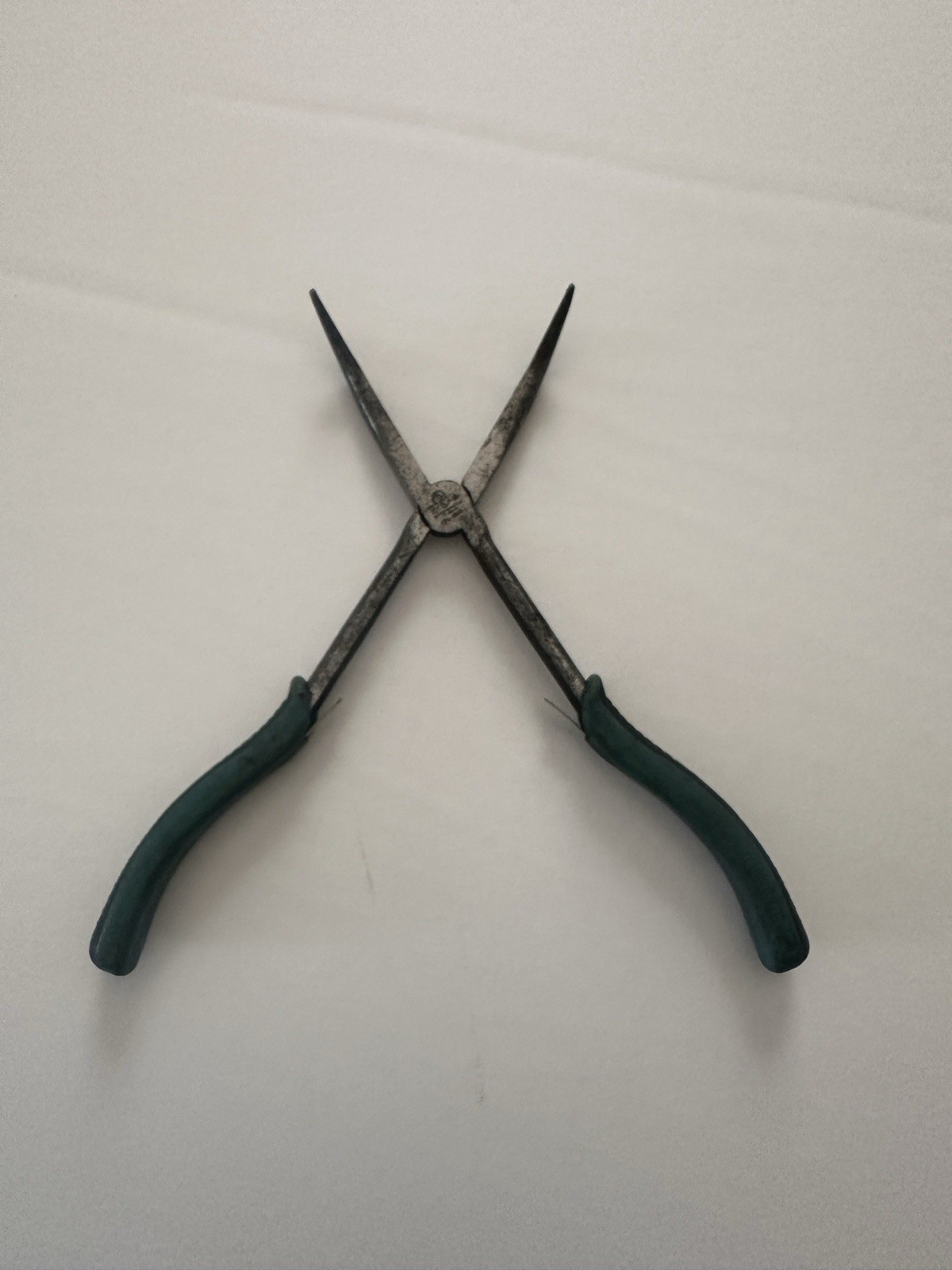 Cornwell Tools CPL3230 Blue 11″ 45° Bent Nose Pliers USA Made Needle Long