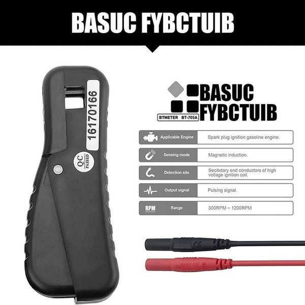 Clamp Meter Accurate RPM Measurement Automotive Compatibility Easy To Carry