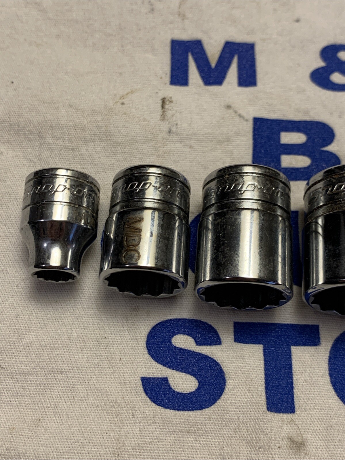 Snap-on Tools USA 3/8″ Drive 12pt 7pc 5/16″-7/8″ Chrome Socket Set F Series