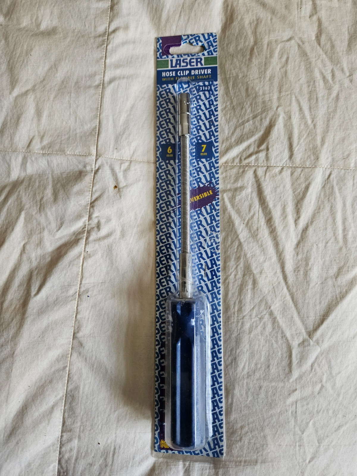 Laser 2162 Hose Clip Driver – 6 & 7 mm Heads, Blue