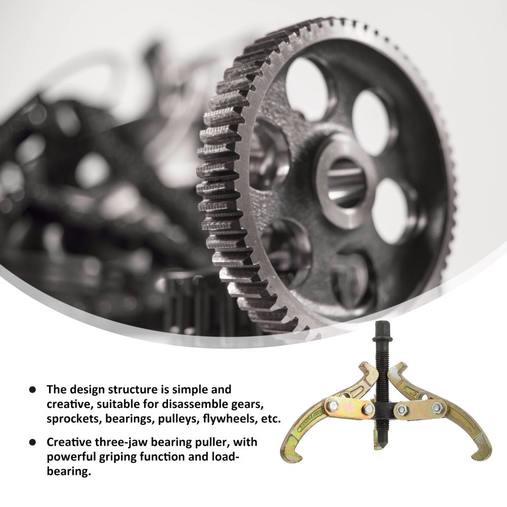 Automotive Bearing Pullers Three-claw Puller] Adjustable Steel Pulling