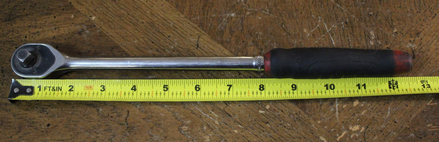 Mac Tools XR1390APA 3/8″ Drive Ratchet Axis Comfort Handle Red Black 12.5″ long