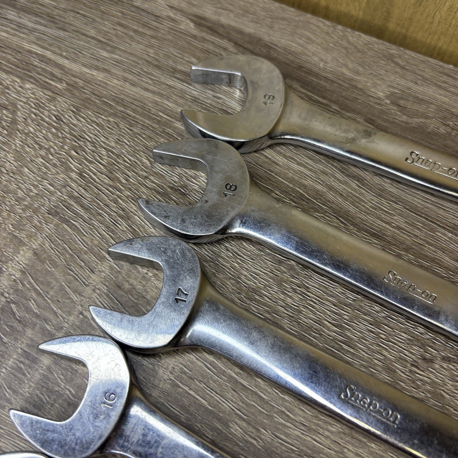 Snap-on 12pc Metric 12pt Flank Drive Short Combo Wrench Set OEXM6-OEXM19 6-19mm