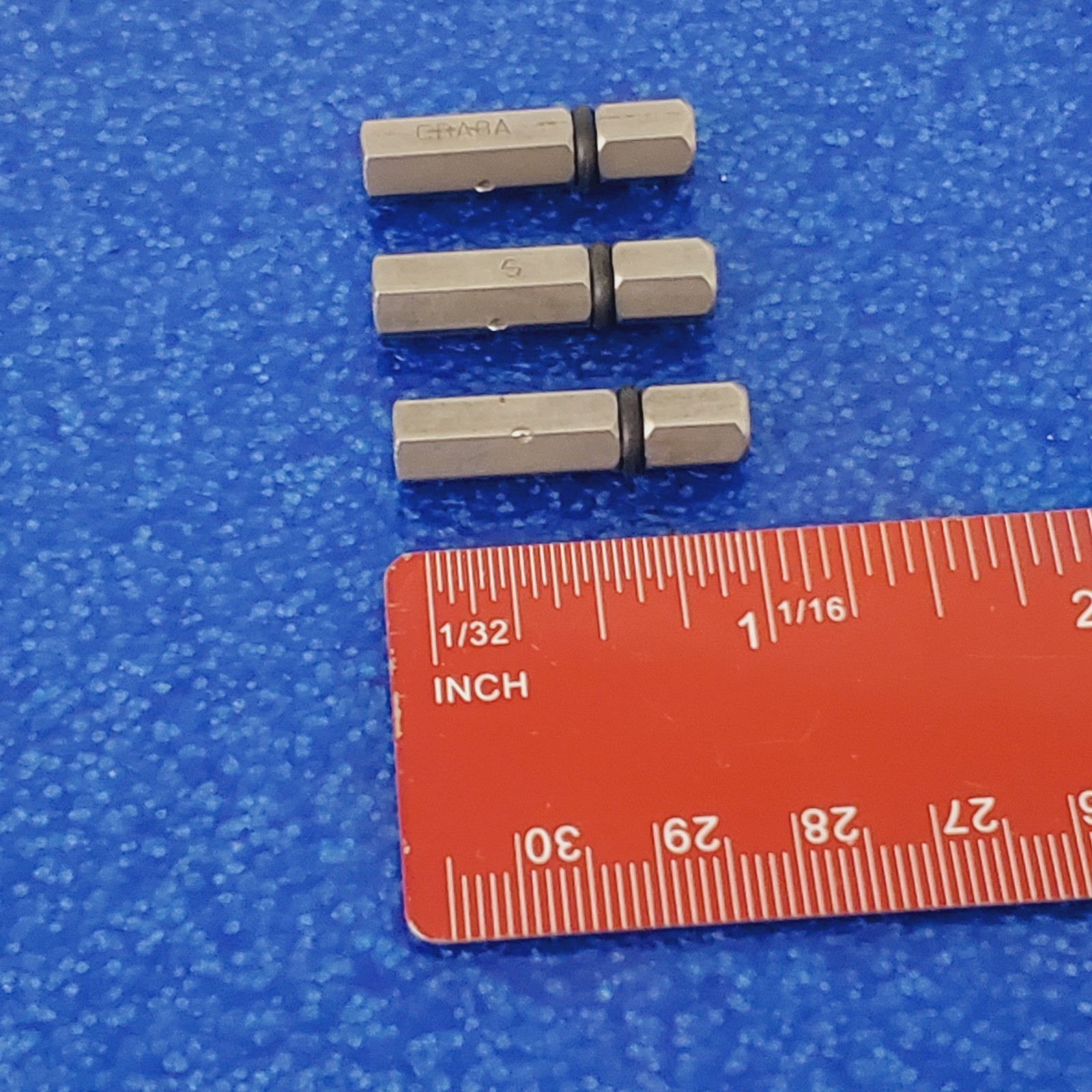 3pc Snap-on Set CRA8A 1/4 Hex Bit Extension Power Drive Adapter Rare Hand Tool