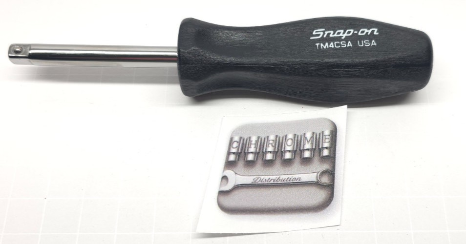 Snap-on Tools USA NEW BLACK Hard Handle 1/4″ Standard Shank Driver TM4CSA