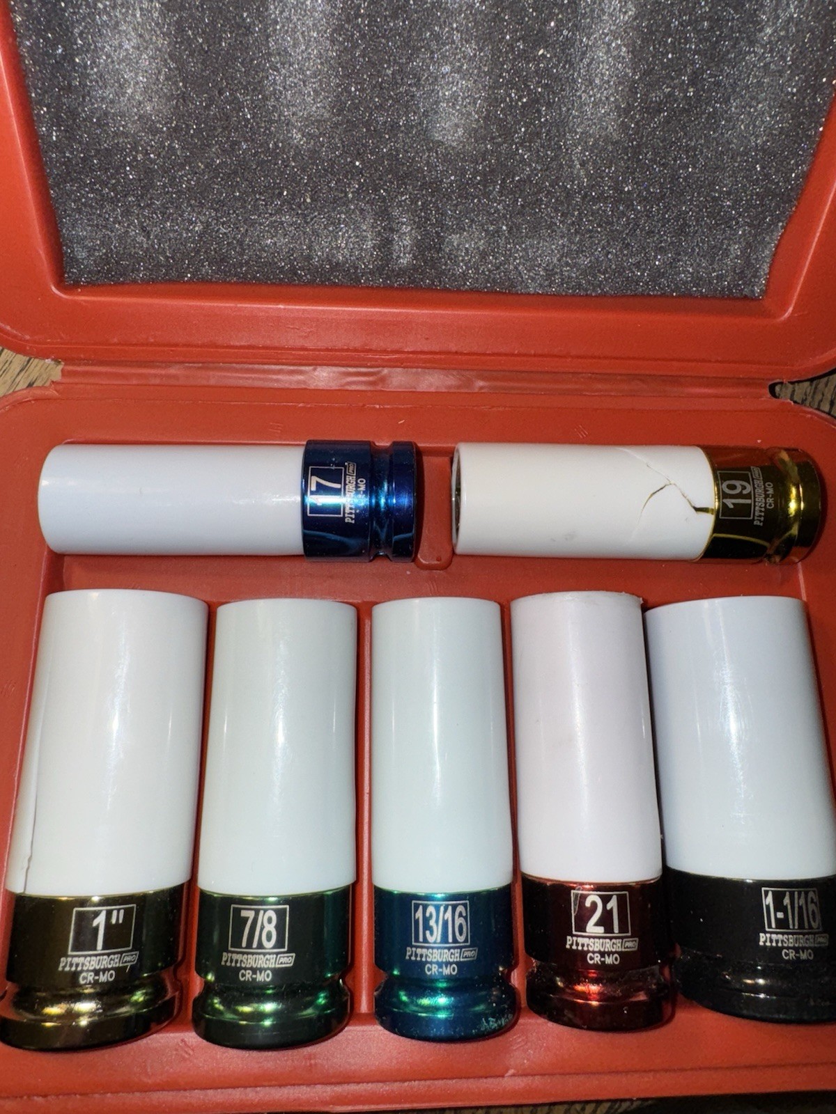 Pittsburg Automotive 1/2” Lug Nut Impact Socket Set of 7 Item #79781