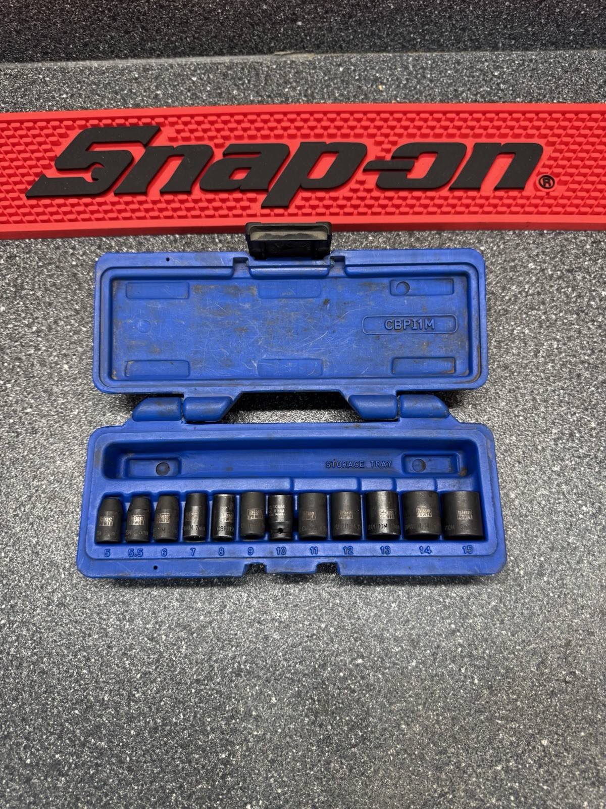 Cornwell CBPI1M 12 Piece 1/4″ Drive bluePOWER 6 Point Metric Power Socket Set