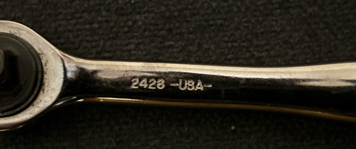 Wright tools 2426 1/4 drive rachet