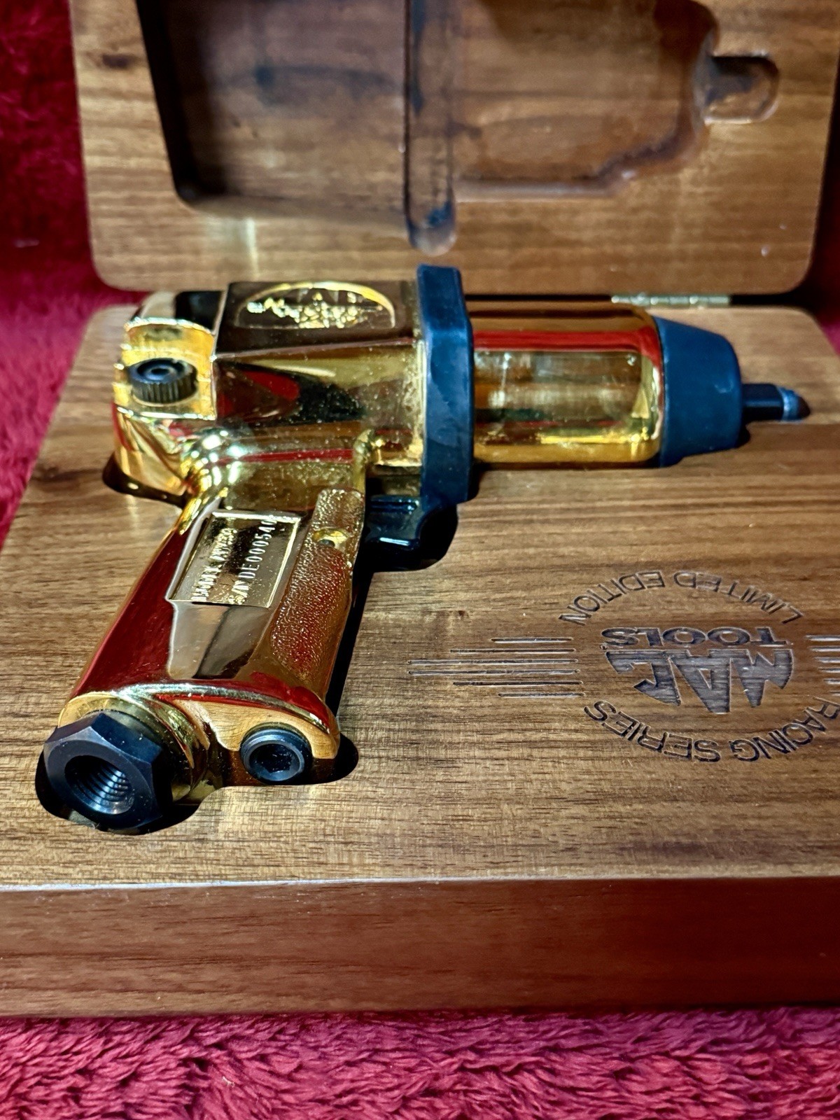 Mac Tools Dale Earnhardt 24K Gold Plated AW434 Air Wrench #540 Ltd Ed NASCAR