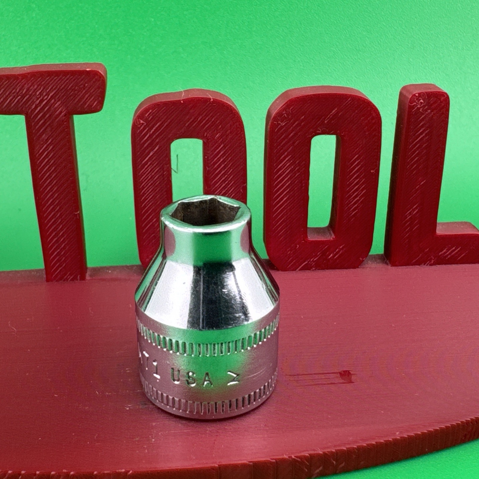 Snap On FSM71 3/8″ Drive 6-Point Metric 7mm Shallow Chrome Socket 3