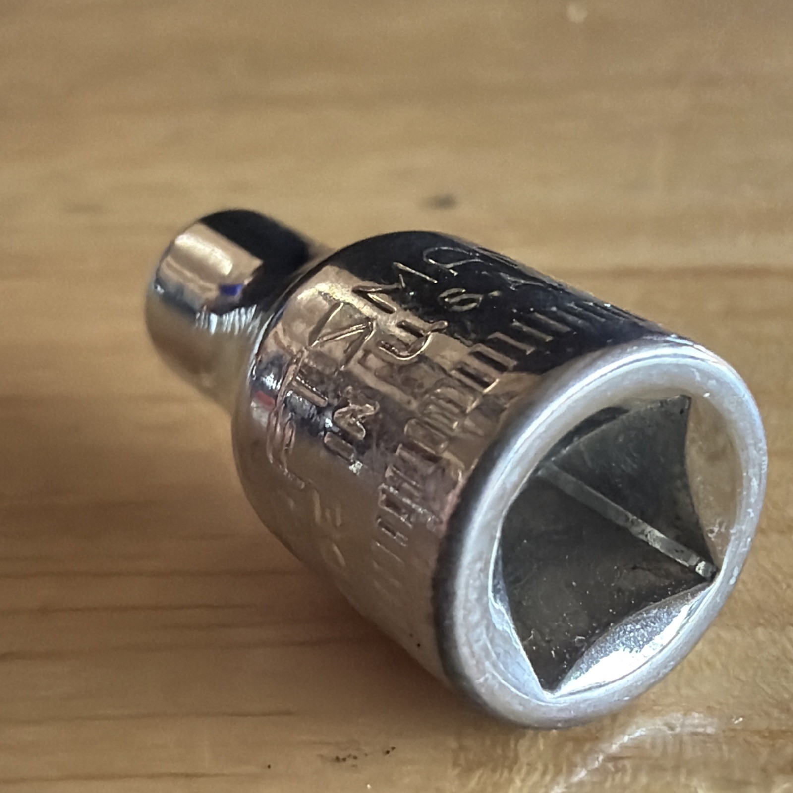 Craftsman 4mm Shallow Socket 1/4″ Drive 6 Point G Series 43505 Made in USA