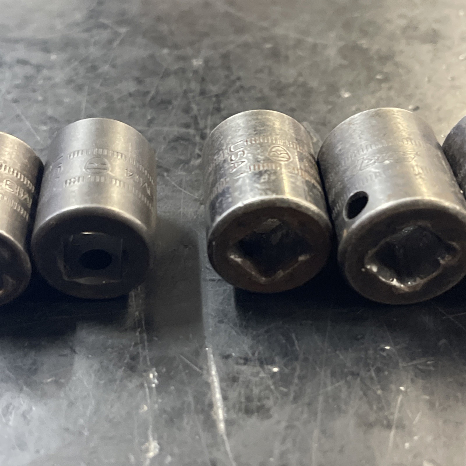 Snap-On 13 Pcs 3/8″ Dr 6pt Deep Impact Sockets 8-19mm + 24mm Missing 18 & 20