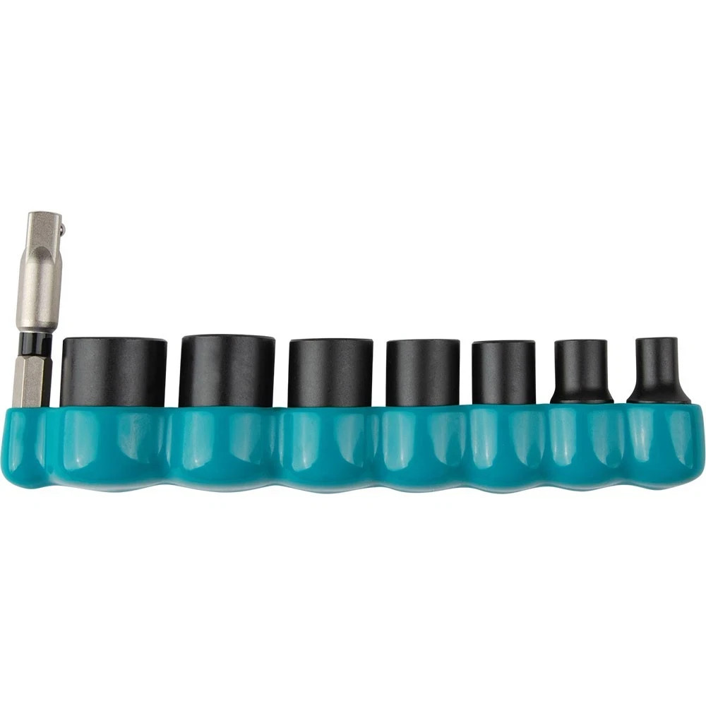 Makita E-01703 Impact XPS™ 8 Pc. 1/4″ Drive 6-Point SAE Impact Socket Set w/Stan