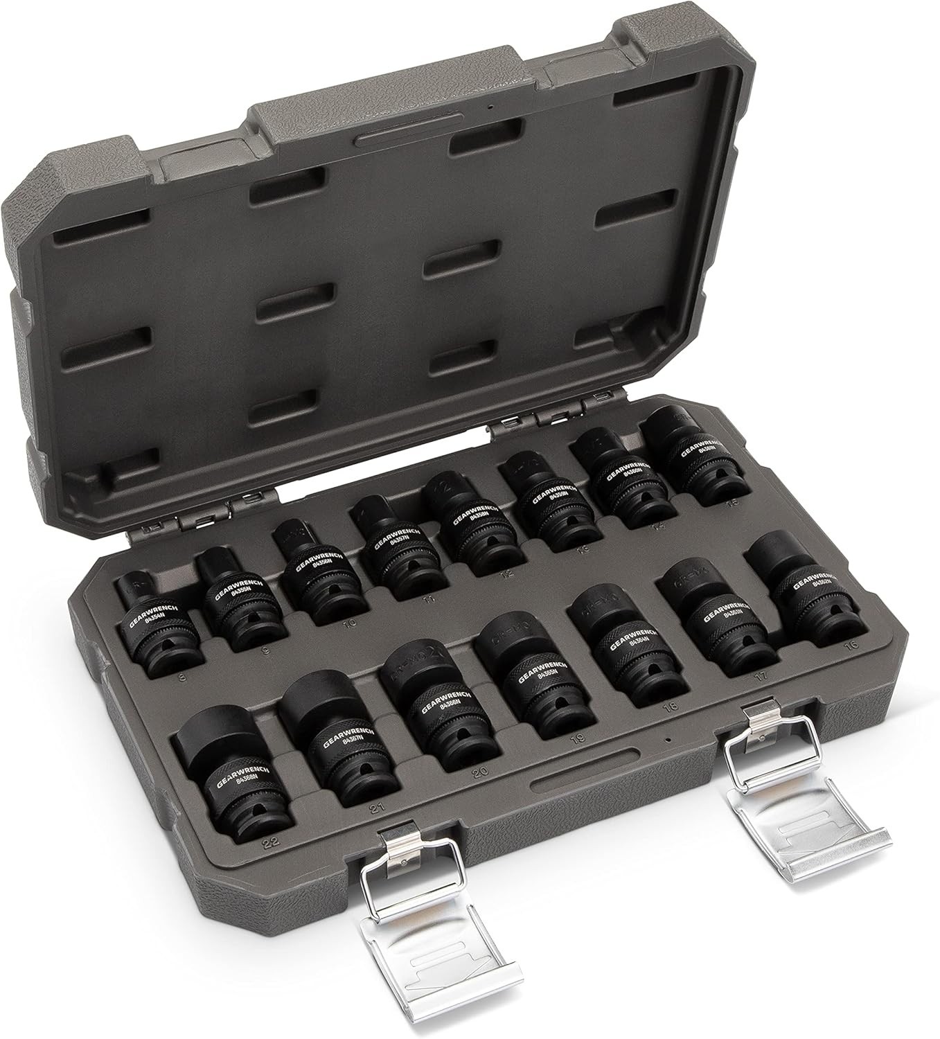 Heavy-Duty 15-Piece 3/8» Drive Impact Socket Set – Chrome Molybdenum Strength