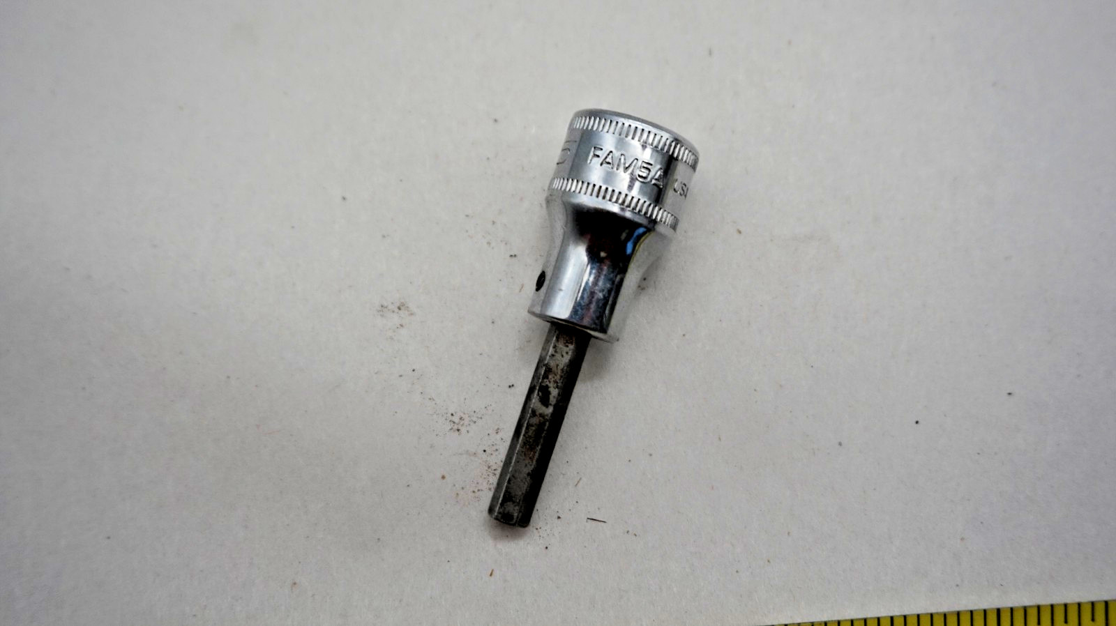 Snap-on Hex Bit Socket 5mm 6 Point 3/8″ Drive FAM5A Sold As Pictured free ship
