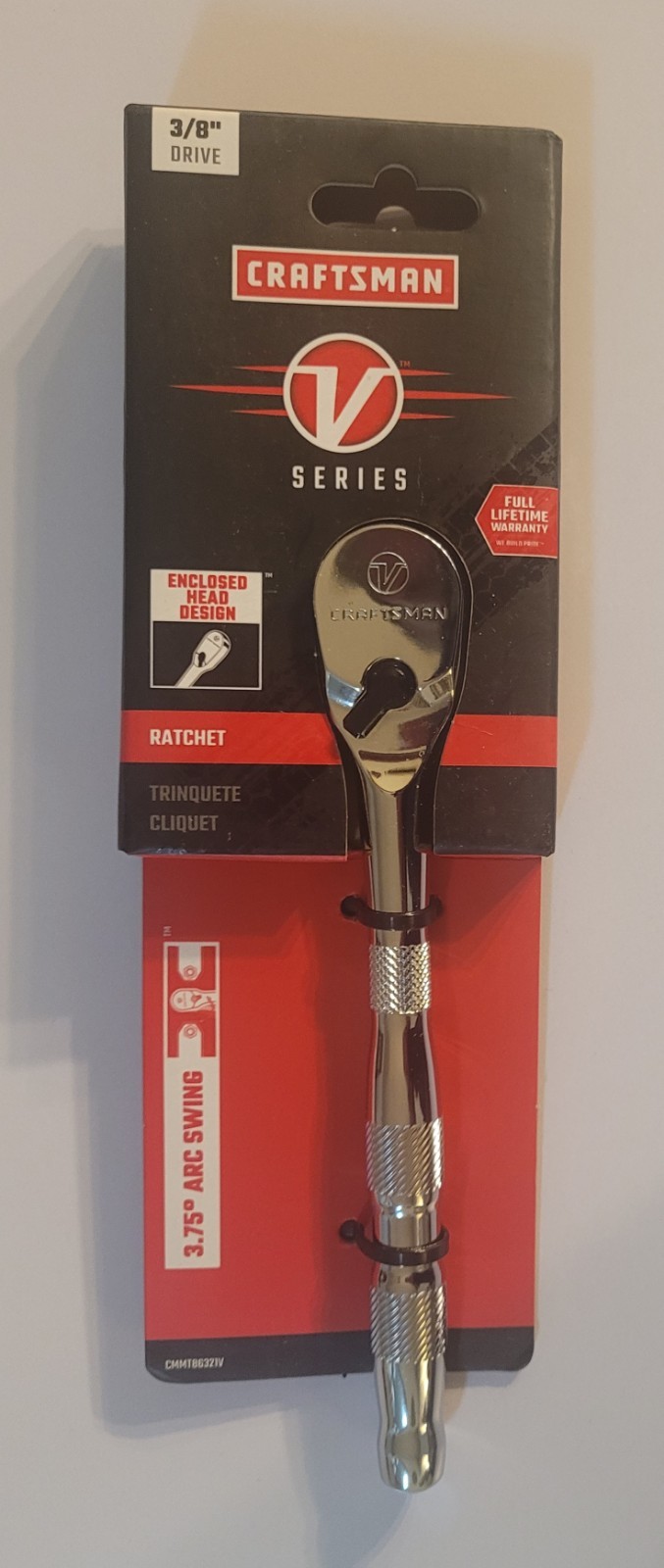 New Craftman V Series 3/8 Regular Ratchet CMMT86321V