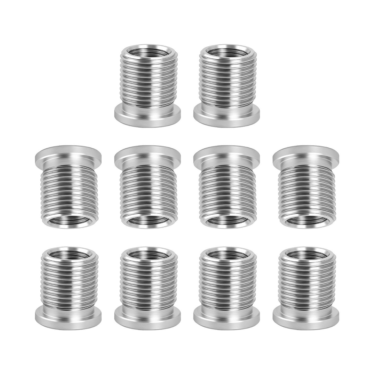 10x Spark Plug Port Thread Repair for Ford Triton 4.6L 5.4L V10 14mm 389-100