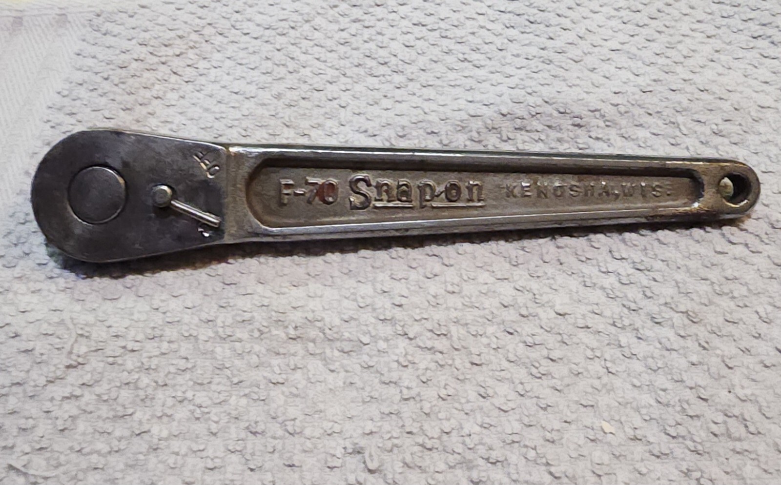 1932 vintage Snap On F-70 3/8 drive ratchet