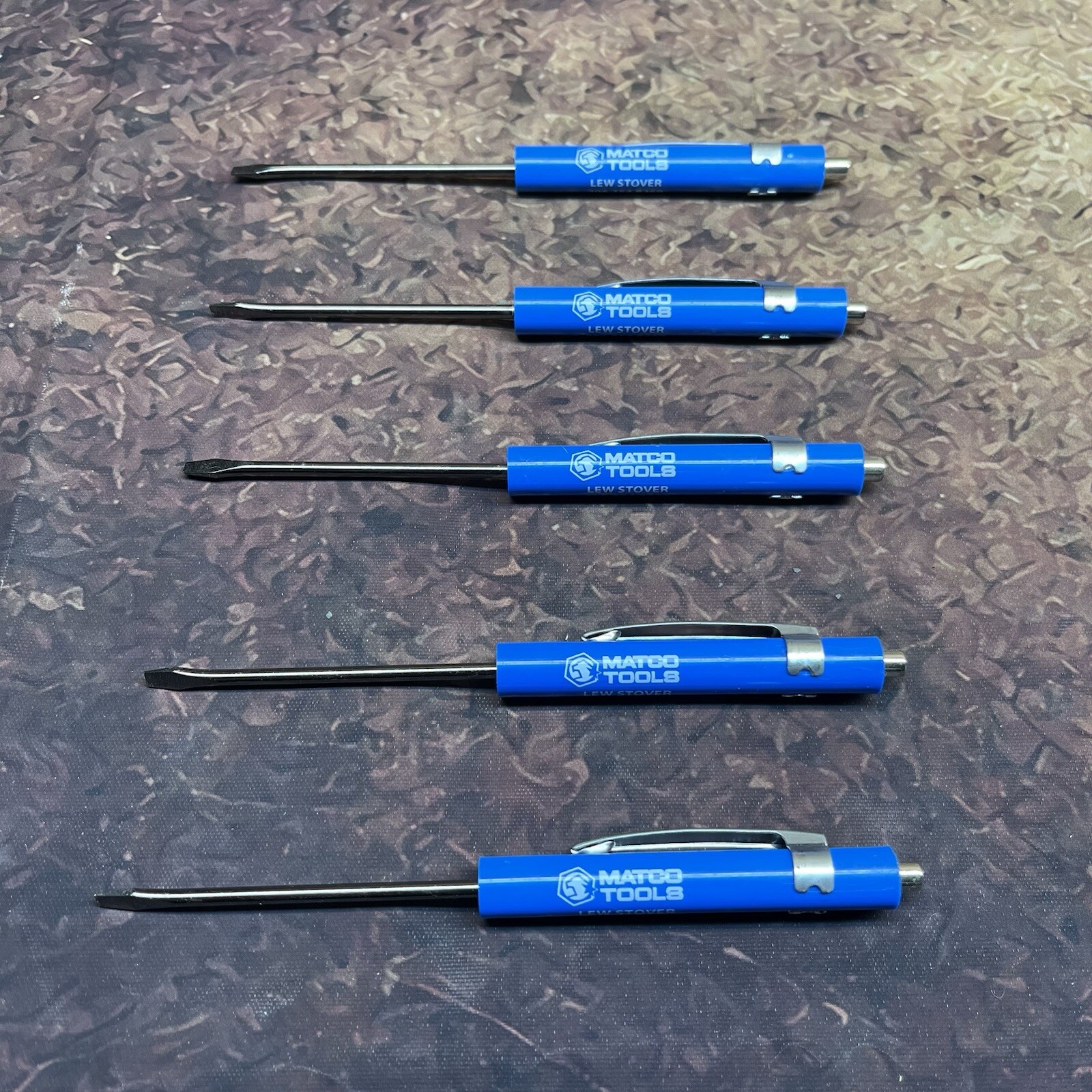 Pocket Screwdriver Matco Truck promo strong magnet Lot of 5 w/ improved clip