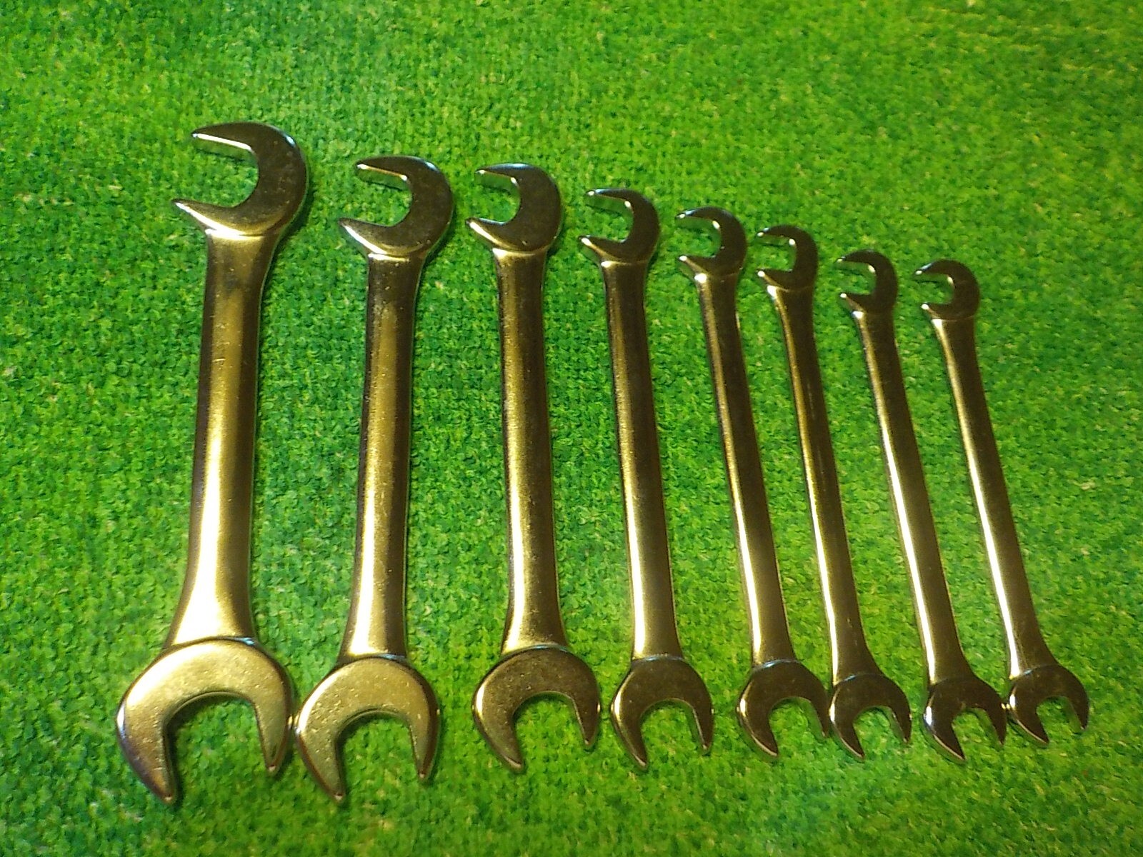 Vintage Craftsman 9 4306 8 Piece Open End Ignition Wrench Set USA
