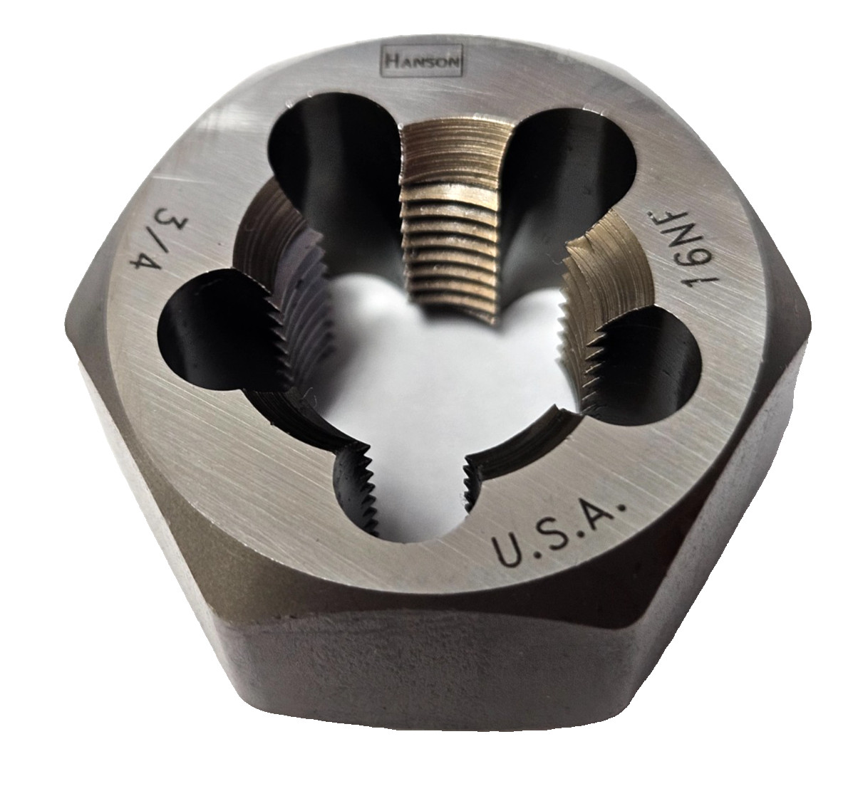 3/4-16 NF x 1-7/16″ Hex Die Irwin Hanson 7260 CS RH Rethreading