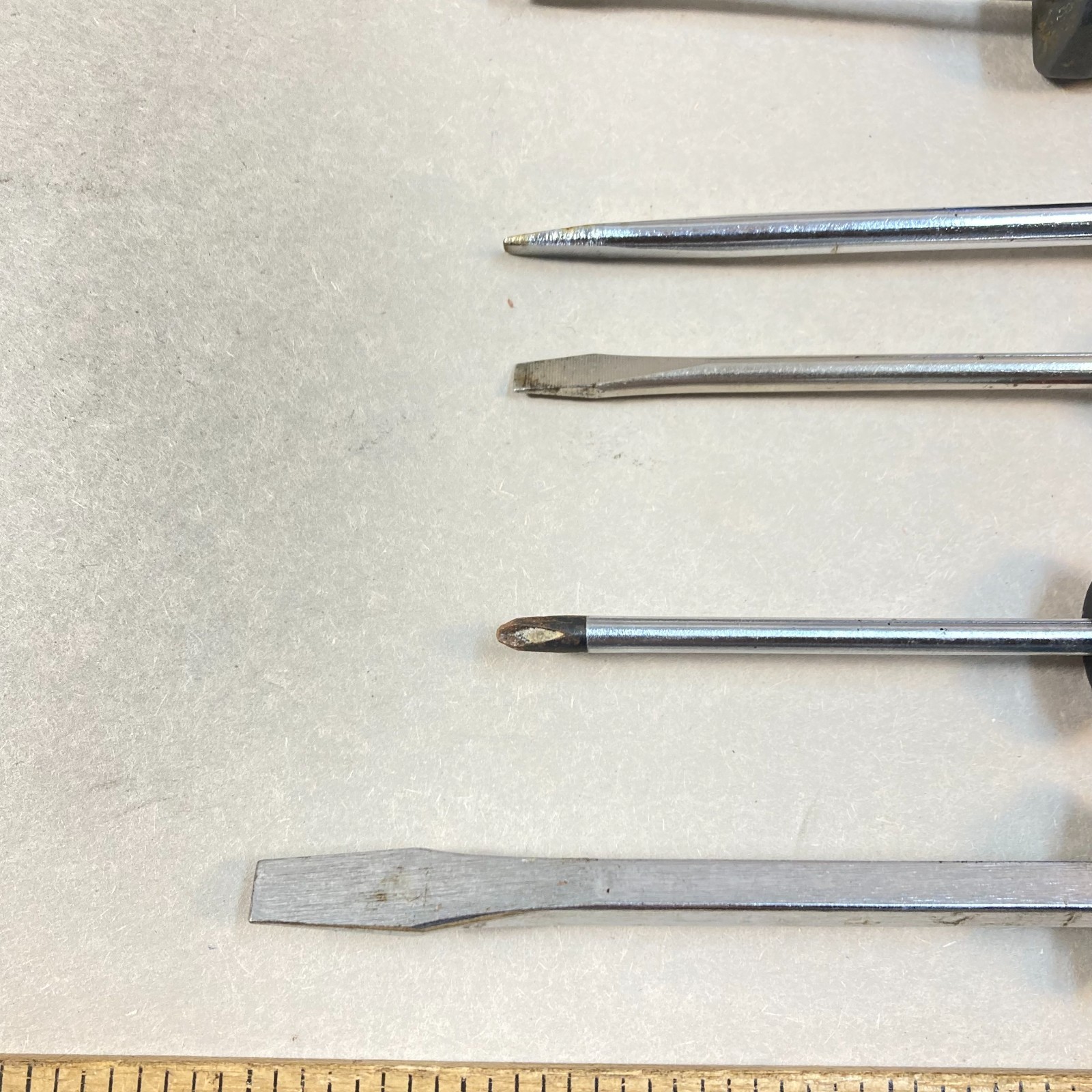 Screwdriver Lot 9 Pc 2 Phillips 6 Flat Slotted 1 Bit Driver