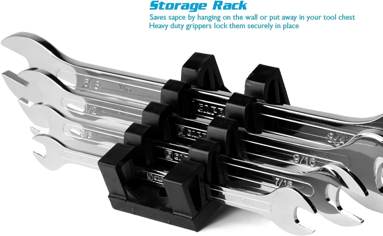 Super-Thin Open End Wrench Set, SAE, 1/4 to 3/4 in, 4-Piece
