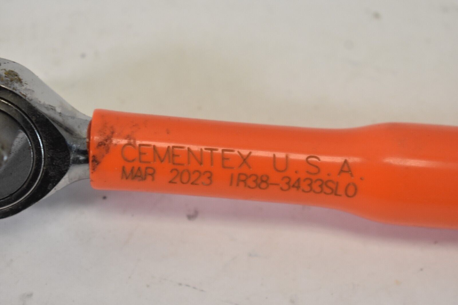 Cementex 3/8″ Square Drive Ratchet Tool Orange Powder Coated IR38-3433SL0