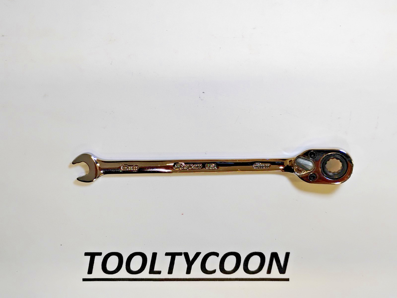 Snap-on Tools USA NEW 6mm Metric Reversible Ratcheting Wrench SOXRRM6A