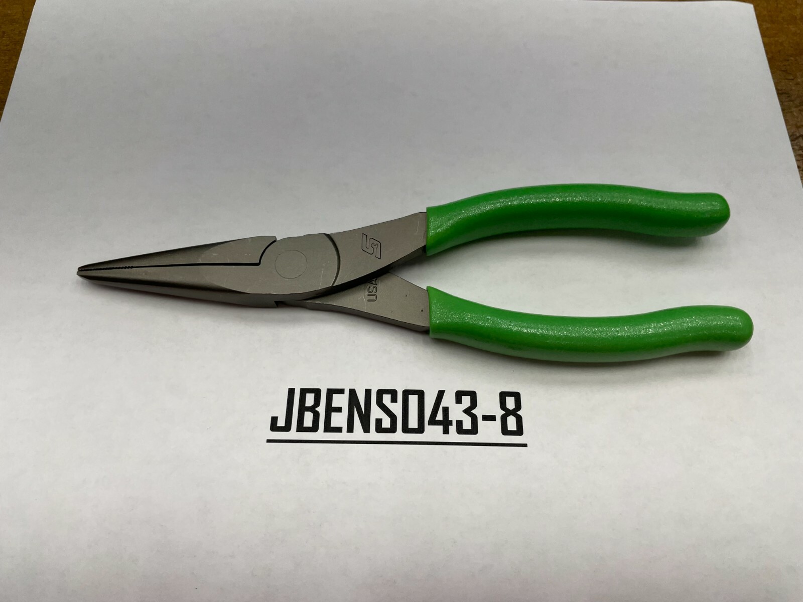Snap-on Tools USA NEW GREEN 8″ Talon Soft Grip Needle Nose Pliers 96ACFG