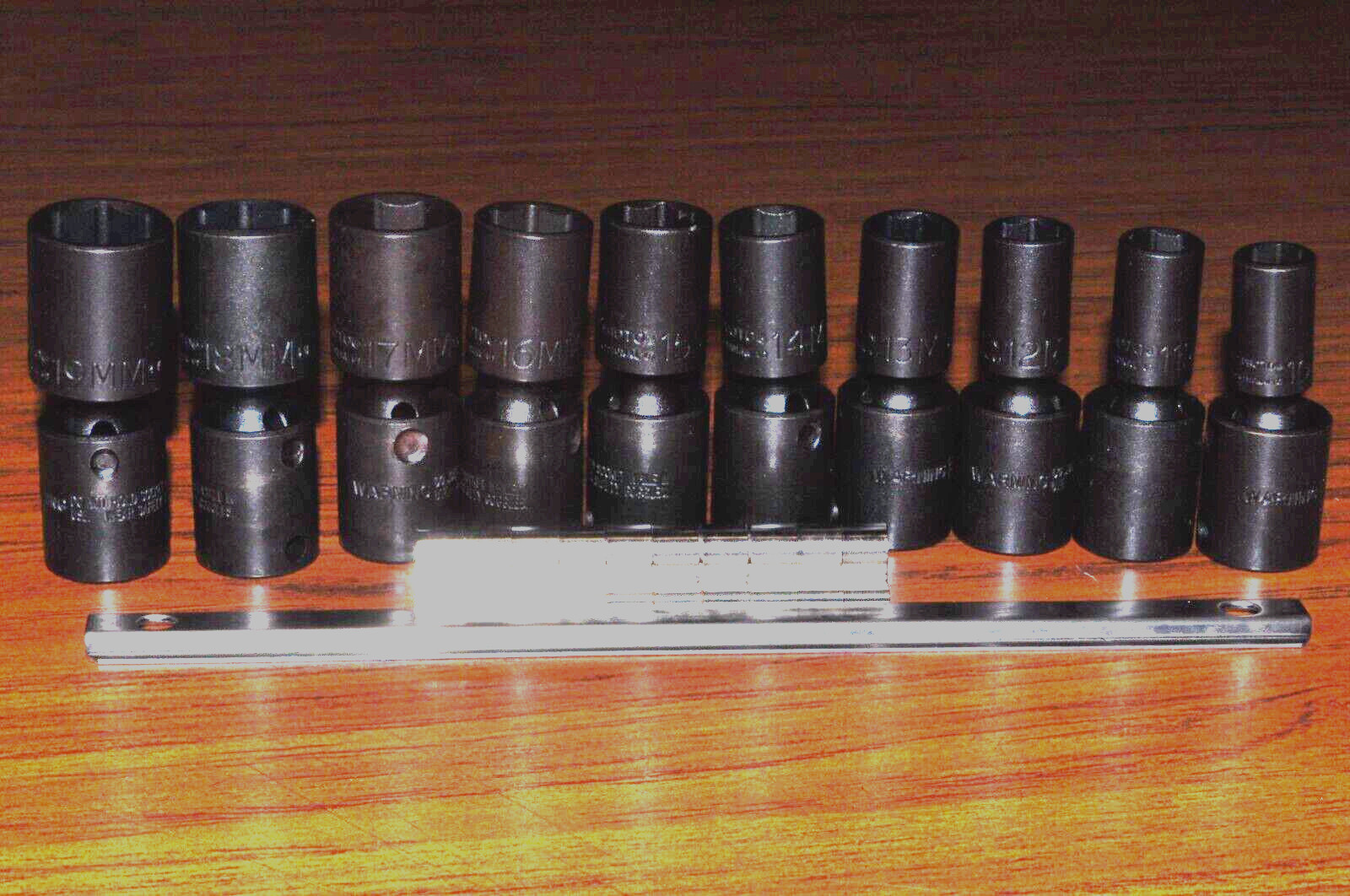 PROTO J72135M 3/8″DR10PCS DEEP UNIVERSAL IMPACT SOCKET METRIC 10-19 MM- 6 POINT