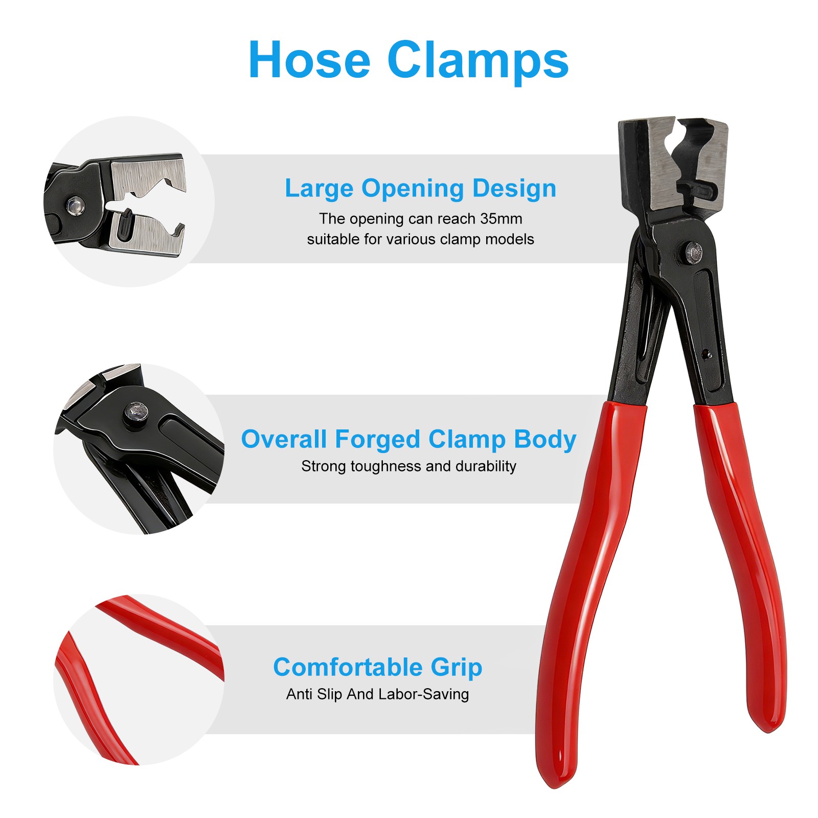 4× Auto Electrical Disconnect Pliers Connector Separator Wiring Car Repair Tool