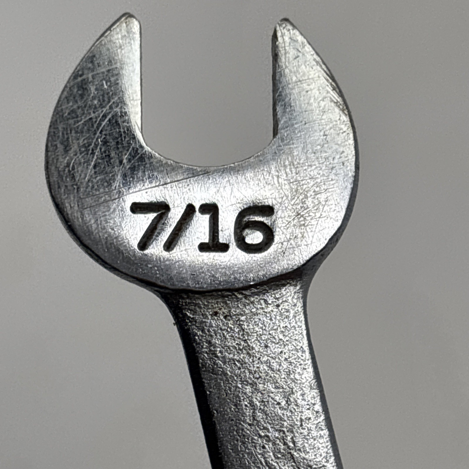 Lot of 2 Craftsman Tappet Open End Wrenches 1/2×9/16 & 3/8×7/16 USA No. 1 & 2