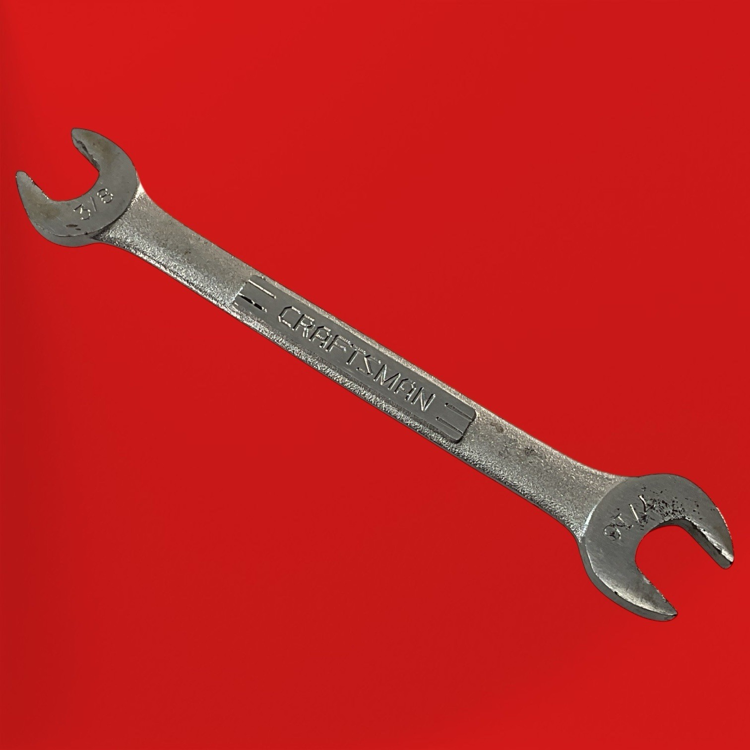 Craftsman Open End Wrench 44572 3/8″ X 7/16″ SAE V Series USA Marks Mechanic