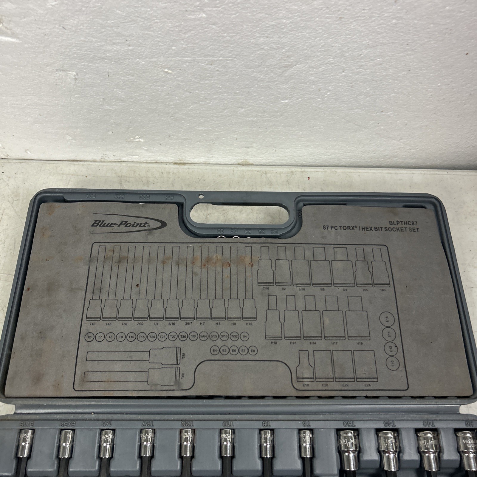 Blue-Point BLPTHC87 87 Pc Torx & Hex Bit Socket Set SAE/Metric Complete