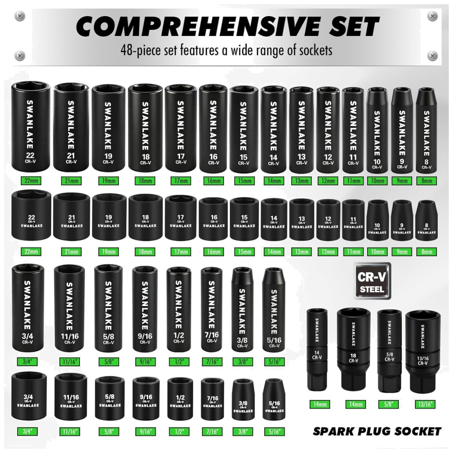 Swanlake Professional Tools 105-Piece Set