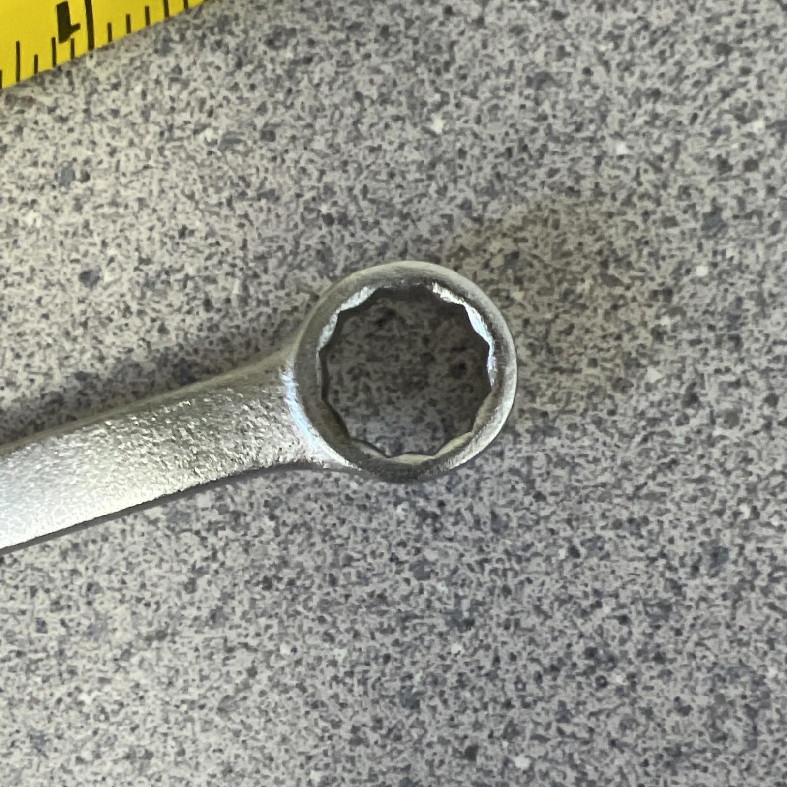 Wright Tools 7/16” SAE Combination 12 Pt Wrench USA – 1114 – Satin Chrome Finish