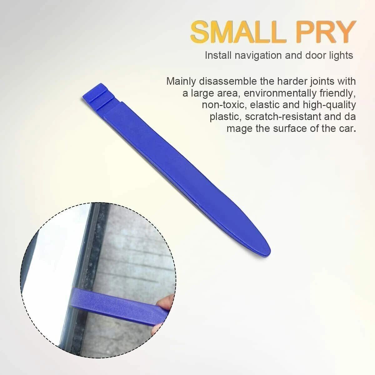 Car Door Trim Removal Tool Pry Panel Dash Radio Body Clip Installer Kit Set (13)