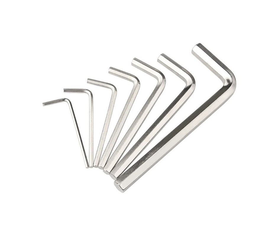 7 Pieces Mini Hex Allen Key Wrench Set – 0.7mm – 3mm