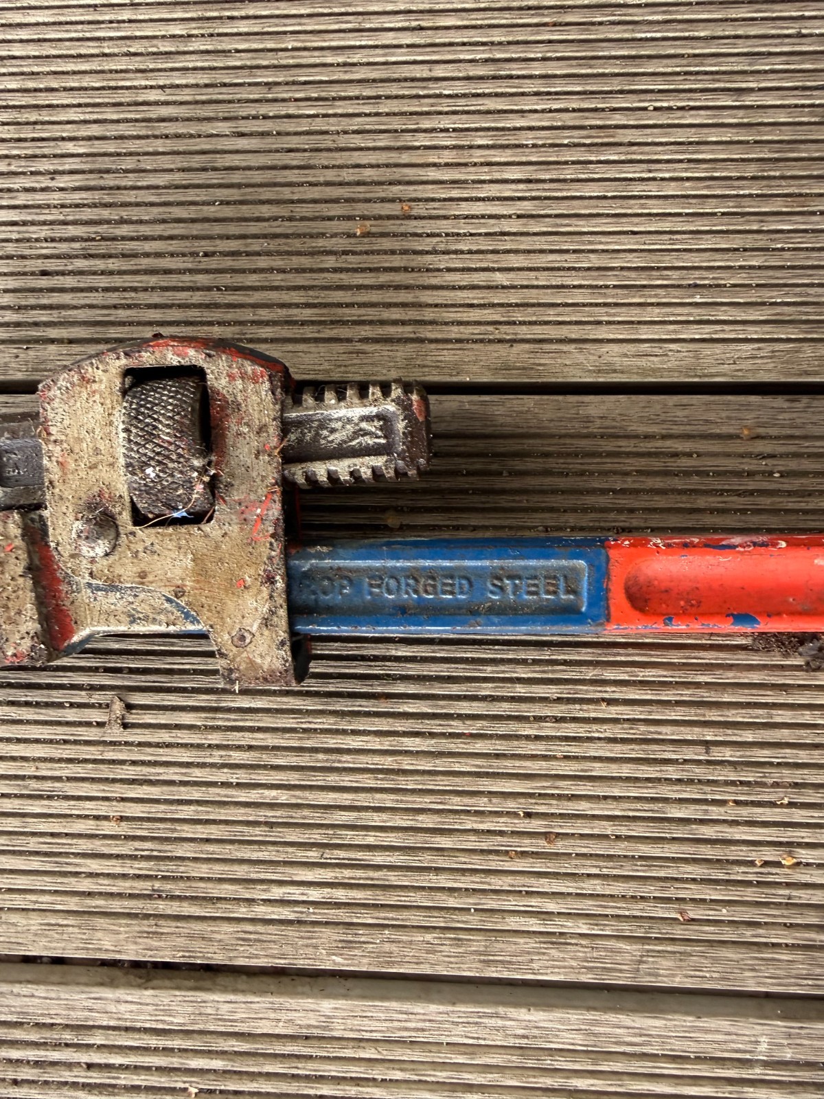 Record 14 Stilson Adjustable Pipe Wrench Spanner Vintage