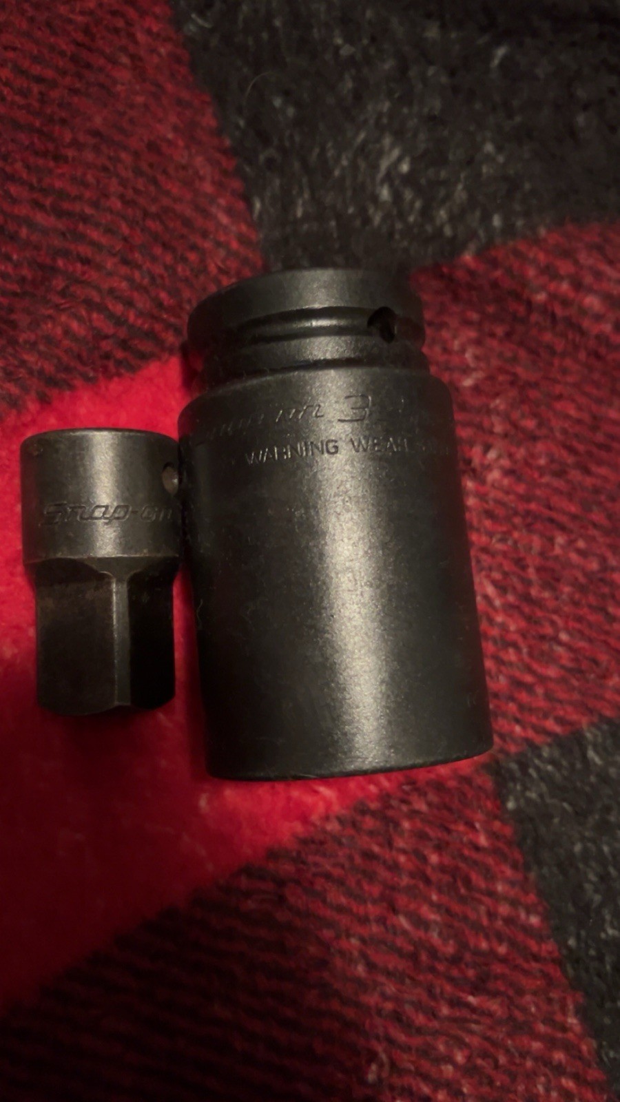 Snap-On SIMM332 3/4 Drive 6-Point 33mm Flank Drive Deep with 1/2-3/4 Adapter