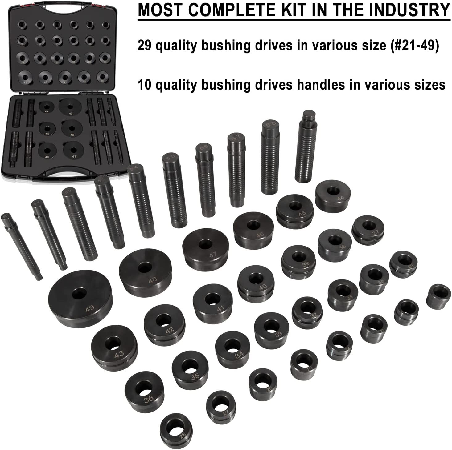 T-0220-39 Master Bushing Driver Set for Ford GM Chrysler Transmissions Bushing