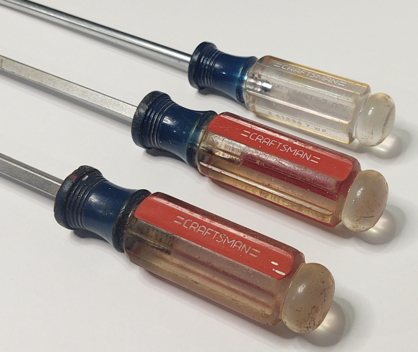 Vintage Craftsman WF Phillips & Flat-Head 1/4″ Screwdriver Lot 41583 41584 41296