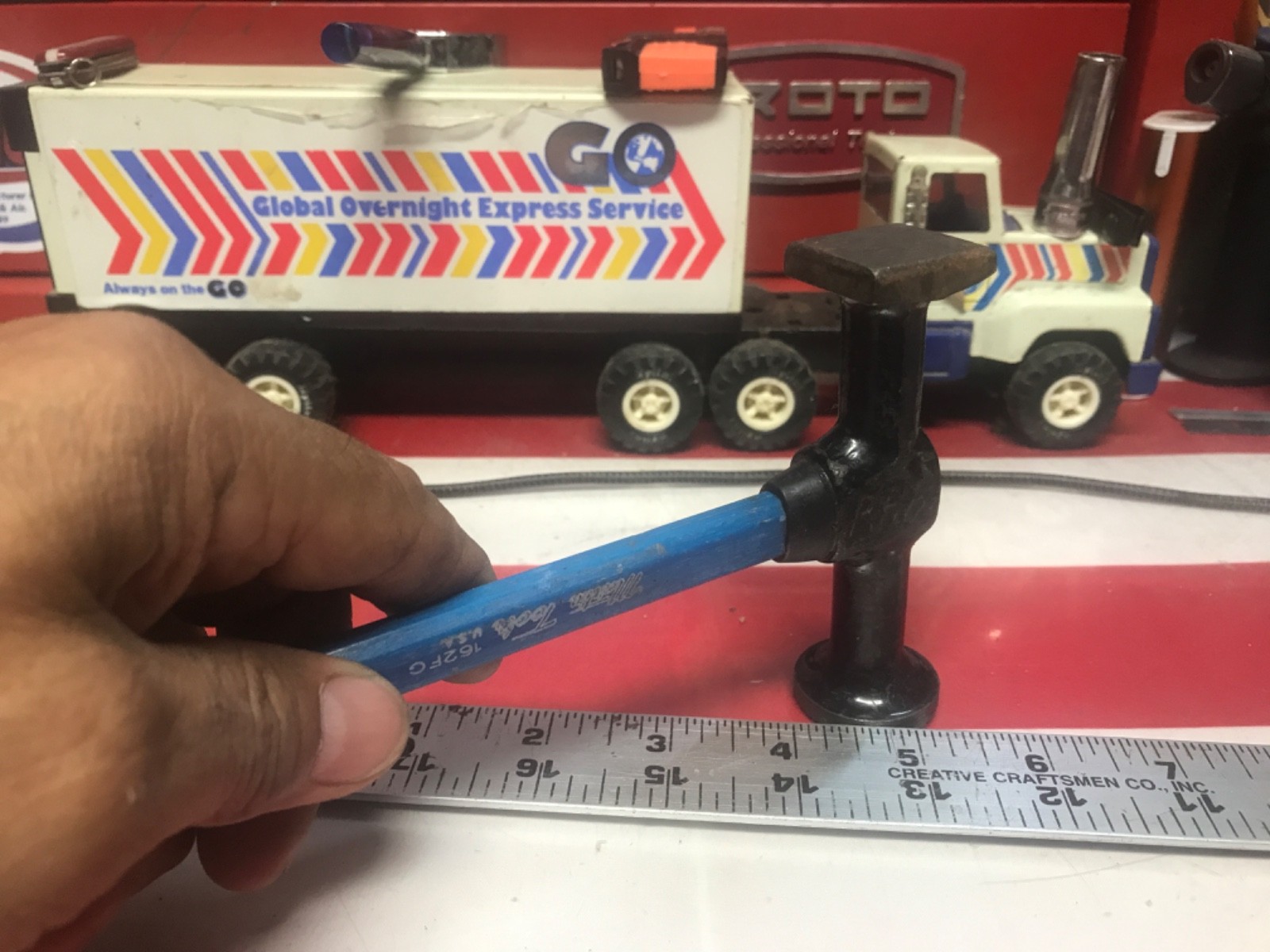 Martin tools 162 FG Auto body hammer shrinking fiberglass handle DDDD